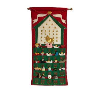Handcrafted Museum Of Fine Arts Boston Christmas Hanging Advent Calendar 27 X 16